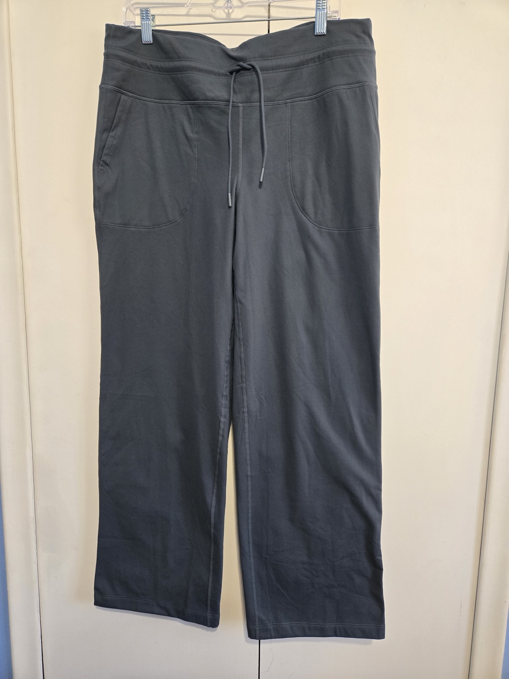 Mondetta XL Gray Wide Leg Lounge Pants Drawstring Stretch Athletic